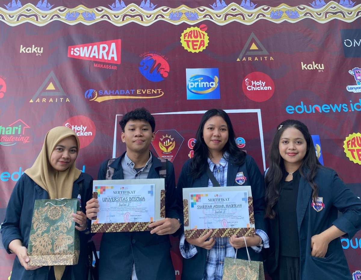 MAHASISWA TEKNOLOGI INFORMASI UNIVERSITAS BOSOWA RAIH JUARA II CULTURE FEST 2025